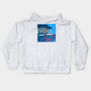 Shop Fronts, Hull, England Kids Hoodie